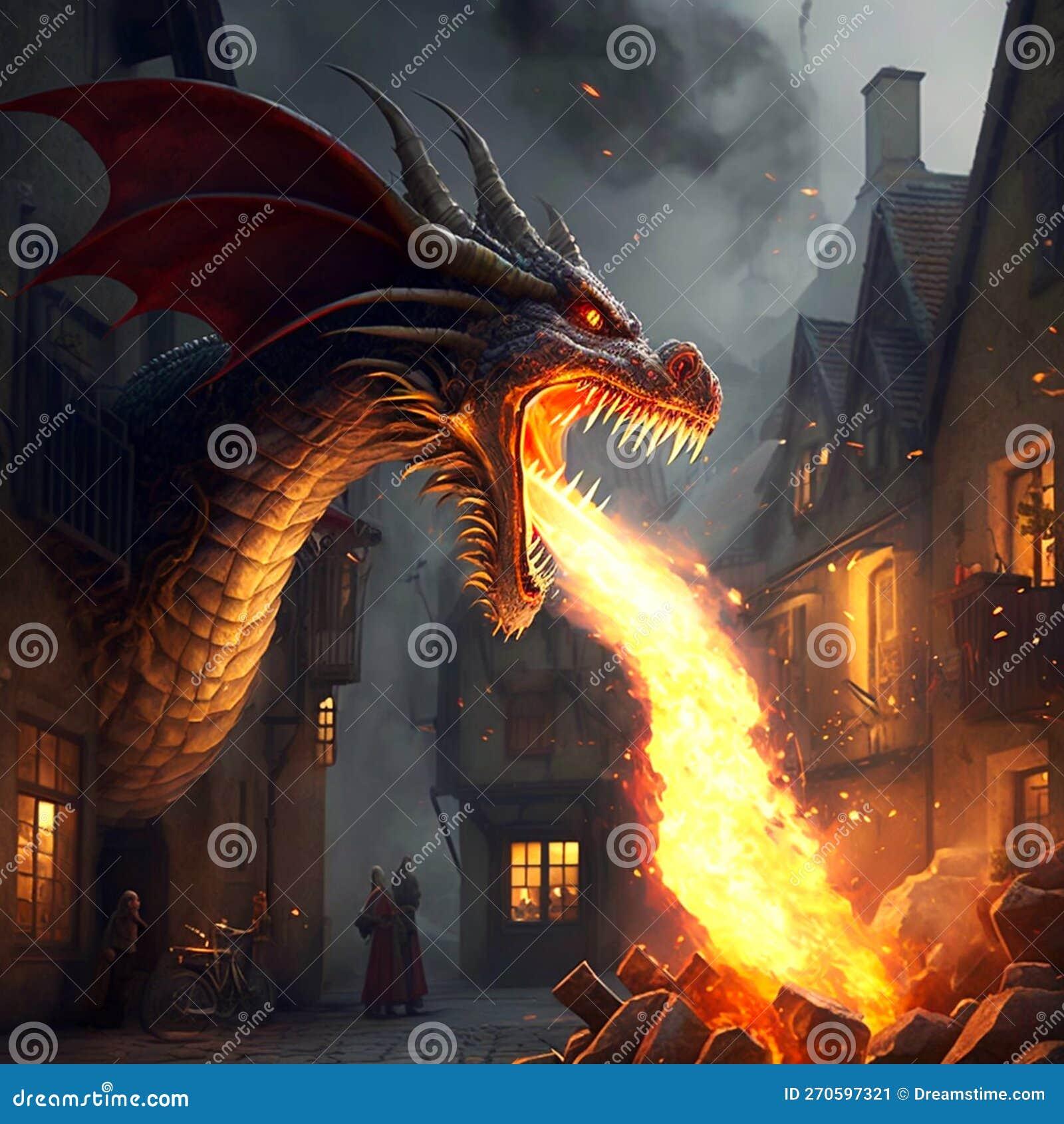 Dragon Swoops Stock Illustrations – 5 Dragon Swoops Stock ...